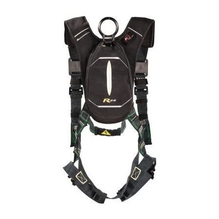 Msa Safety Personal Rescue Device (Prd) With Evotech Arc Flash Harness, Quick-Connect Leg Straps, Standard 10176311